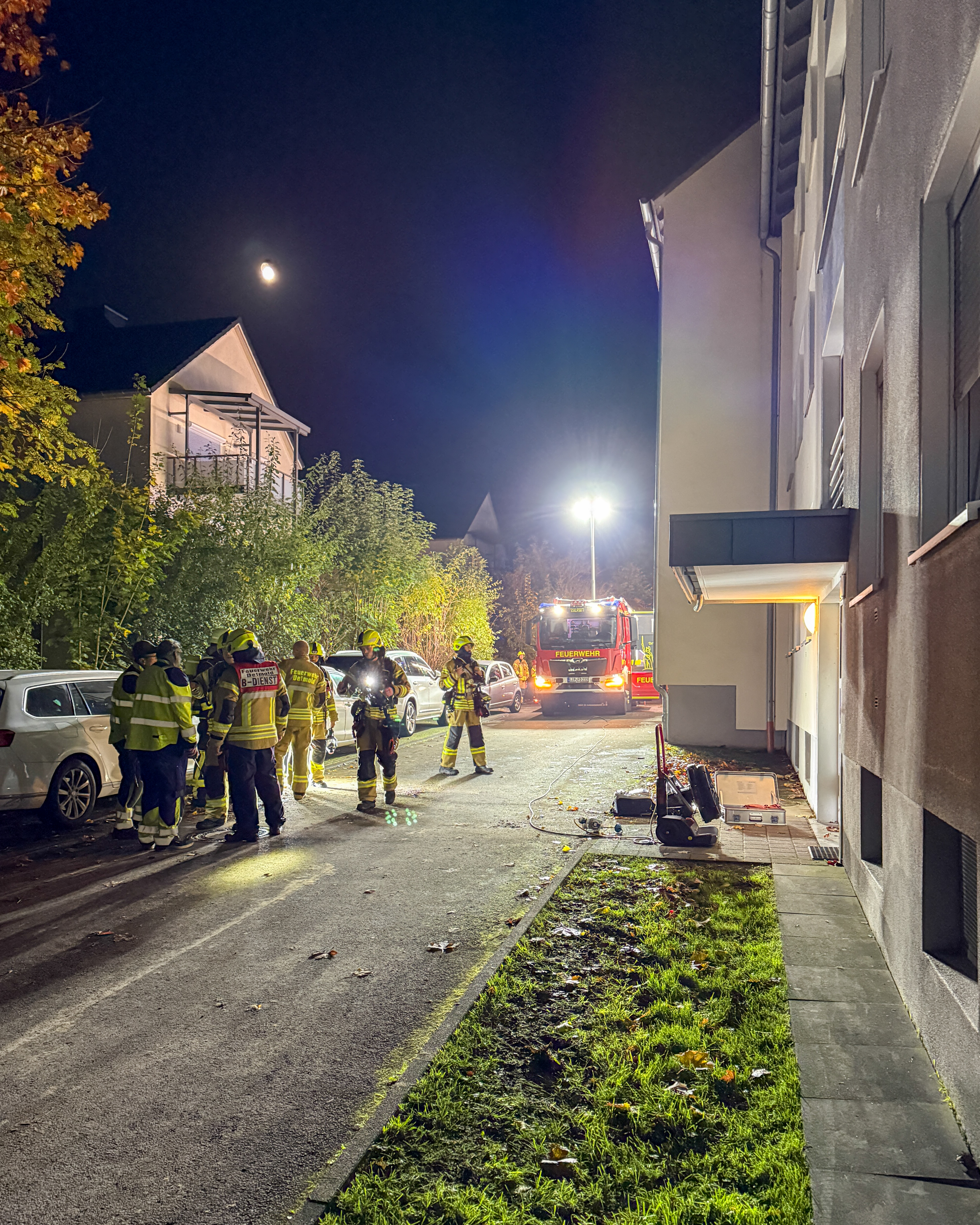 Gasleck in Mehrfamilienhaus in Detmold – zehn Personen betreut